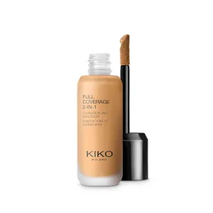 KIKO Milano Full Coverage 2-In-1 Foundation & Concealer 32 G95, 2 In 1 Foundation And Concealer, Superior Coverage