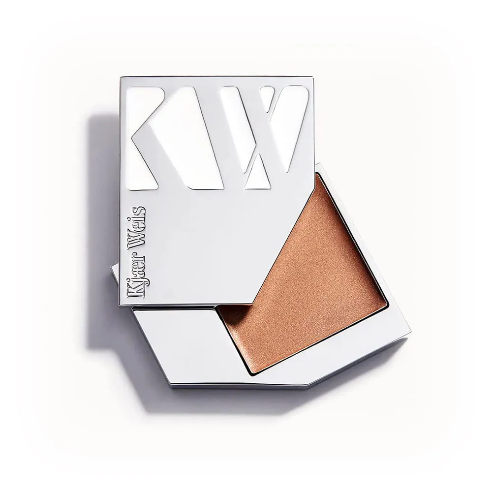 Kjaer Weis Cream Glow - Cream Highlighter Makeup Palette for Cheeks, Nose and Brow - Perfect for Contour Makeup. Cruelty Free Clean Makeup (Lustrous Iconic)