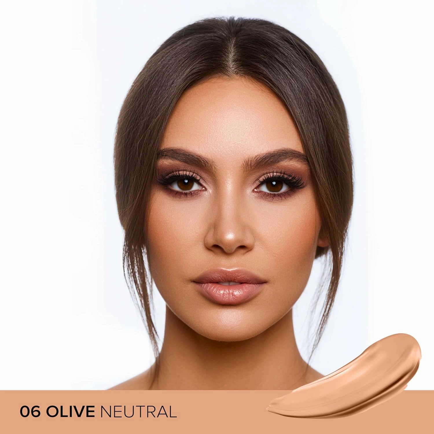 Klara Cosmetics Veil Up Foundation (Olive Neutral 06) With Free Sponge
