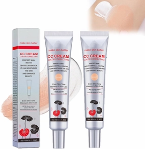 Korean Color Changing Cc Cream-2 In1 Skincare & Makeup, Korean Cc Cream, Korean Cc Cream Foundation, Korean Color Changing Foundation-#02 * 2pcs