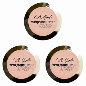 L.A. Girl Strobe Lite Strobing Powder, 90 watt GSP624 (Pack of 3)