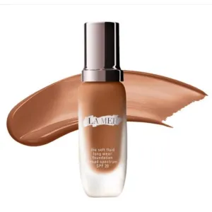 La Mer The Soft Fluid Long Wear Foundation Broad Spectrum SPF 20-400 Dusk (Deep Skin with Cool Undertone) - 1 oz / 30 mL