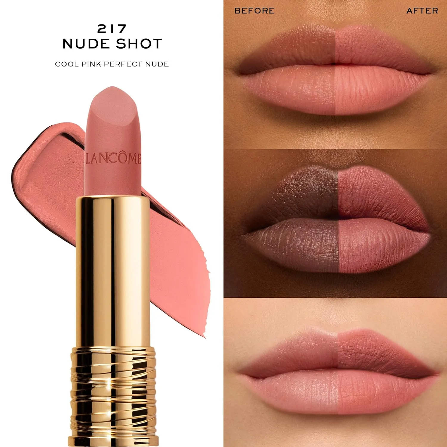 Lancôme L'Absolu Rouge Drama Matte Lipstick - Bold Matte Finish - Lasting Comfort & Hydration