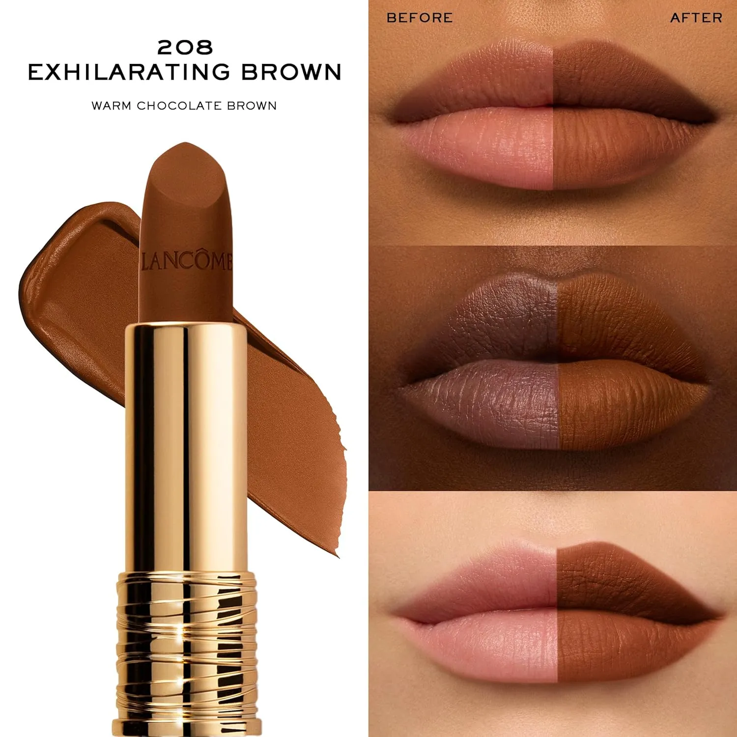 Lancôme L'Absolu Rouge Drama Matte Lipstick - Bold Matte Finish - Lasting Comfort & Hydration