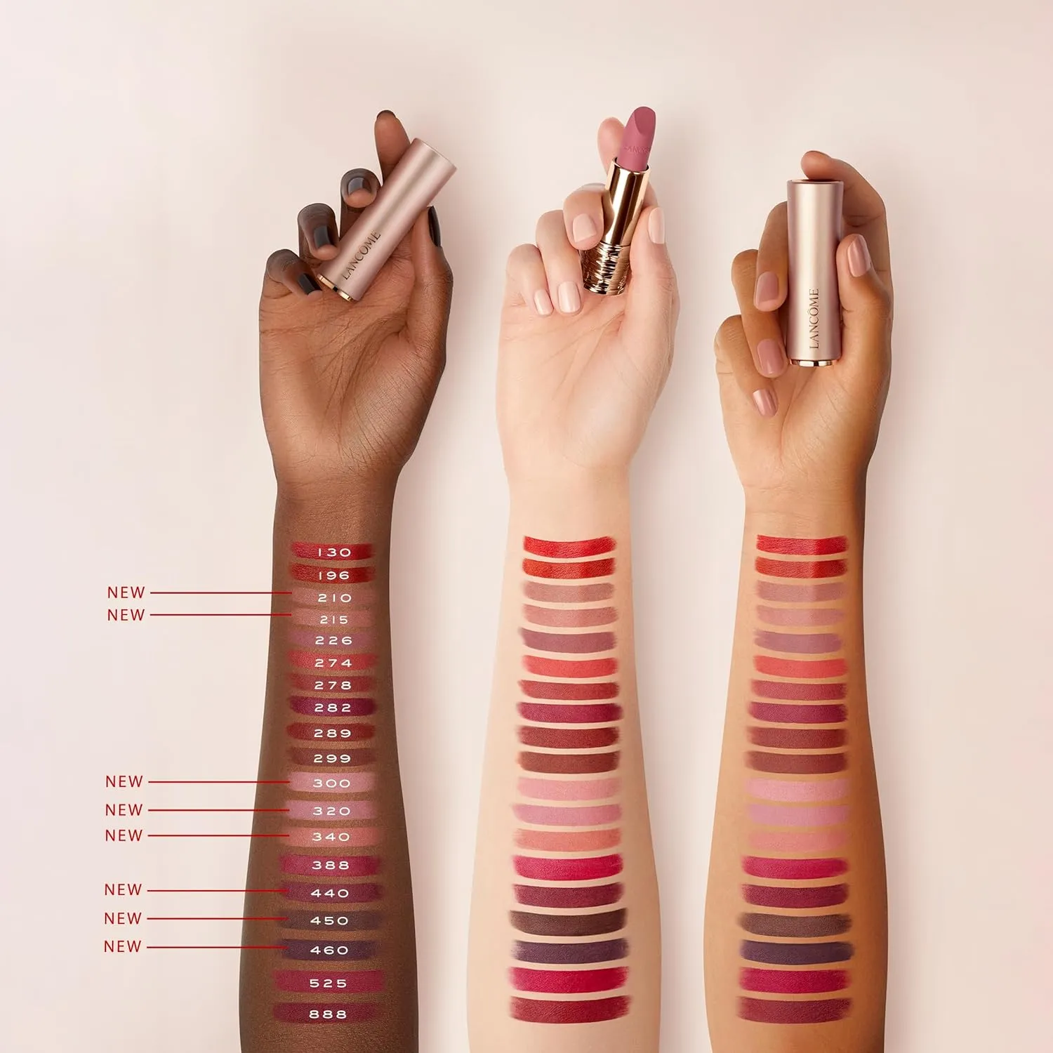 Lancôme L'Absolu Rouge Intimatte Hydrating Matte Lipstick - Buildable & Lightweight Formula with a Soft Matte Finish - Up To 12HR Comfort