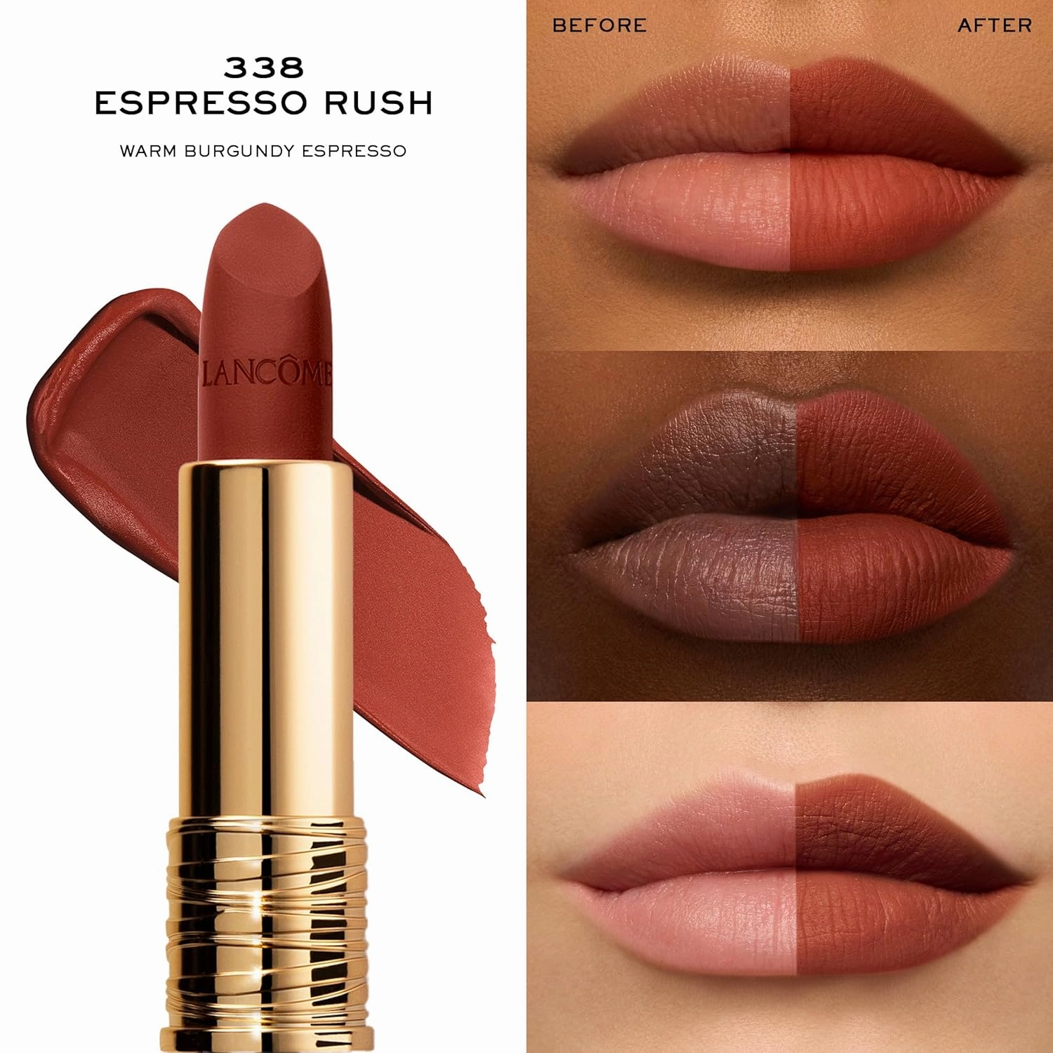 Lancôme L'Absolu Rouge Drama Matte Lipstick - Bold Matte Finish - Lasting Comfort & Hydration