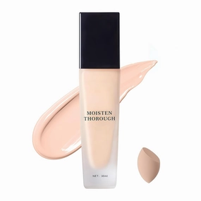 Lanerna Soft Matte Foundation for Women Over 60 – Full Coverage Anti-Aging Liquid Makeup – Natural Finish & Long Wear – 30ml