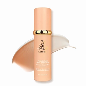 Lanis 4-in-1 Color Changing Foundation, SPF 50  Sunscreen, Light Spectrum Serum, Moisturizing Concealer