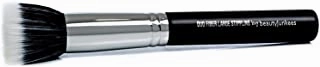 Large Stippling Foundation Makeup Brush – Beauty Junkees Flat Top Duo Fiber Synthetic Stipple Make Up Brushes, Sheer Flawless Blending Liquid, Cream, Powder Cosmetics, Vegan, Cruelty Free