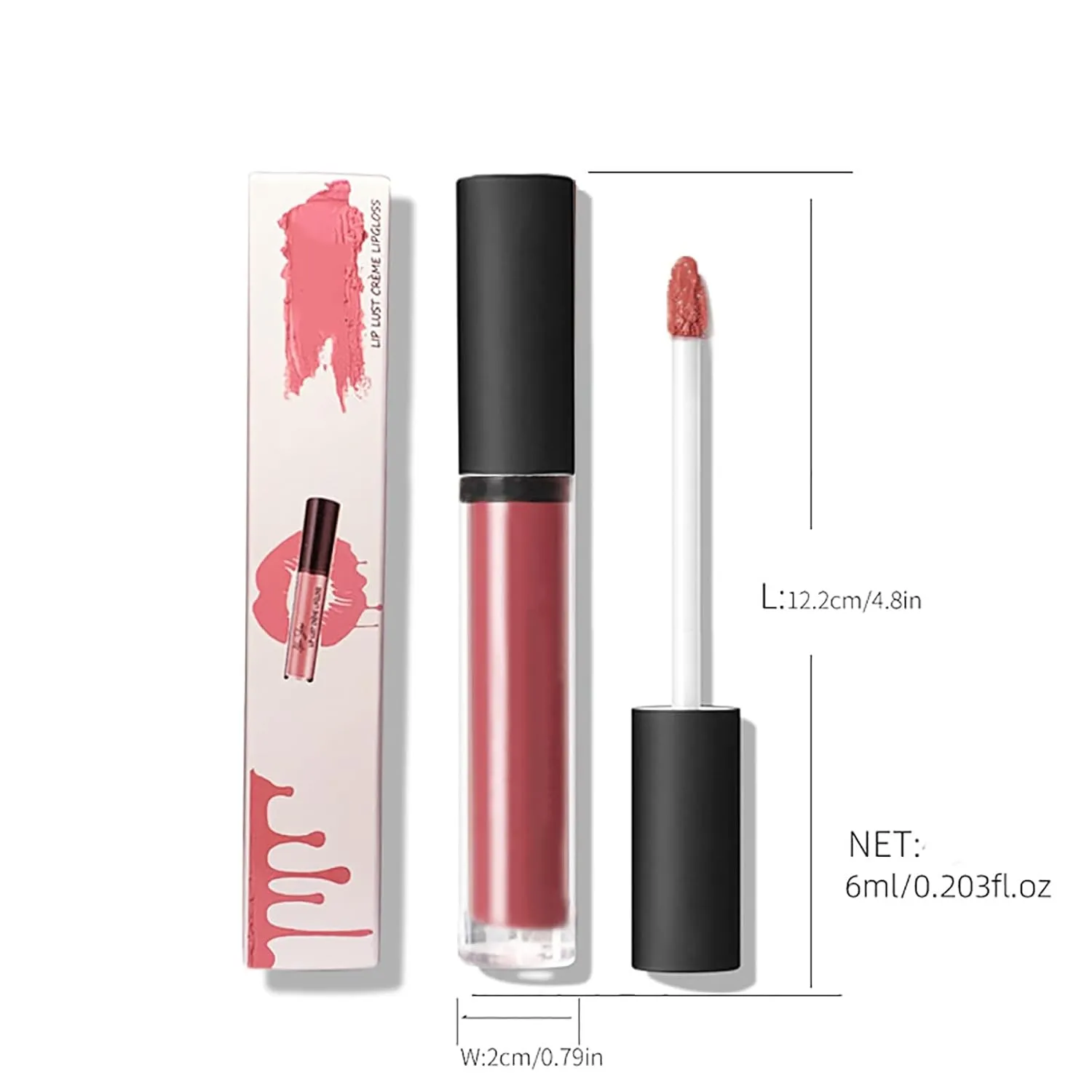 Lassi Lips Staining Lip Oil, Lassi Lips Staining Long Sweet Lasting Lips Oil, Long-Lasting Moisturizing Lip Oil, Smooth Application, Llong-lasting Color (#5~#8)