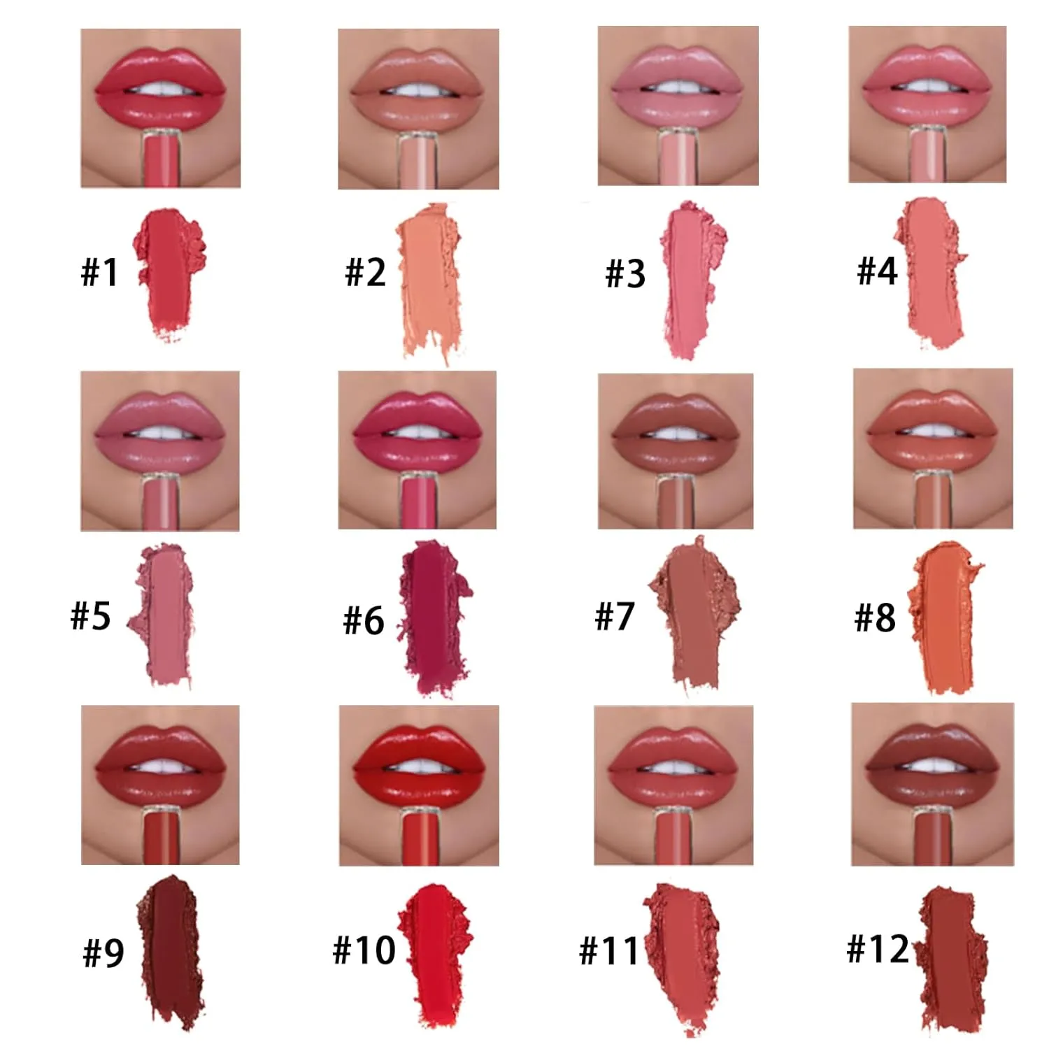Lassi Lips Staining Lip Oil, Lassi Lips Staining Long Sweet Lasting Lips Oil, Long-Lasting Moisturizing Lip Oil, Smooth Application, Llong-lasting Color (#5~#8)
