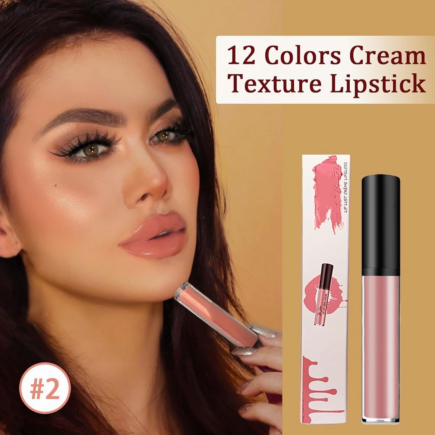 Lassi Lips Staining Lip Oil, Beryse Lip Stain Oil, Lips Sweet Staining Lip Oil, Long-Lasting Moisturizing, Matte, light and Not heavy, Multiple Colors (#1~#4)