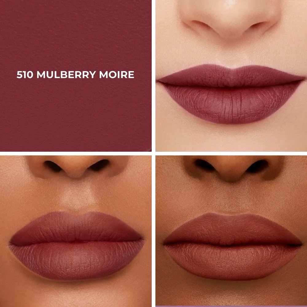 Laura Mercier Caviar Smoothing Matte Lipstick, 16HR Hydration, Long Lasting Wear, High Impact Color, Smudge- & Transfer-Proof, Hyaluronic Acid and Vitamin E Infused