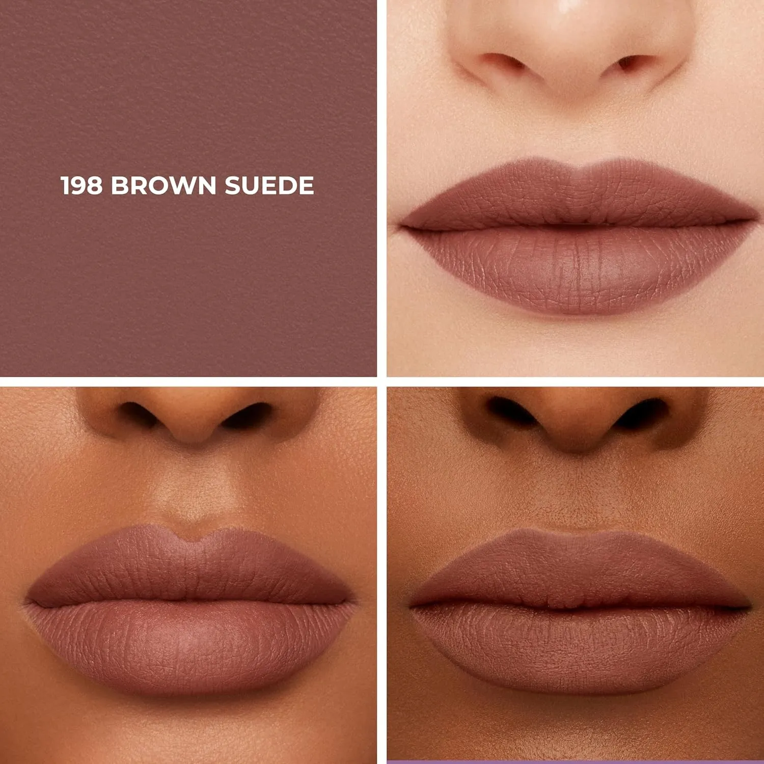Laura Mercier Caviar Smoothing Matte Lipstick, 16HR Hydration, Long Lasting Wear, High Impact Color, Smudge- & Transfer-Proof, Hyaluronic Acid and Vitamin E Infused