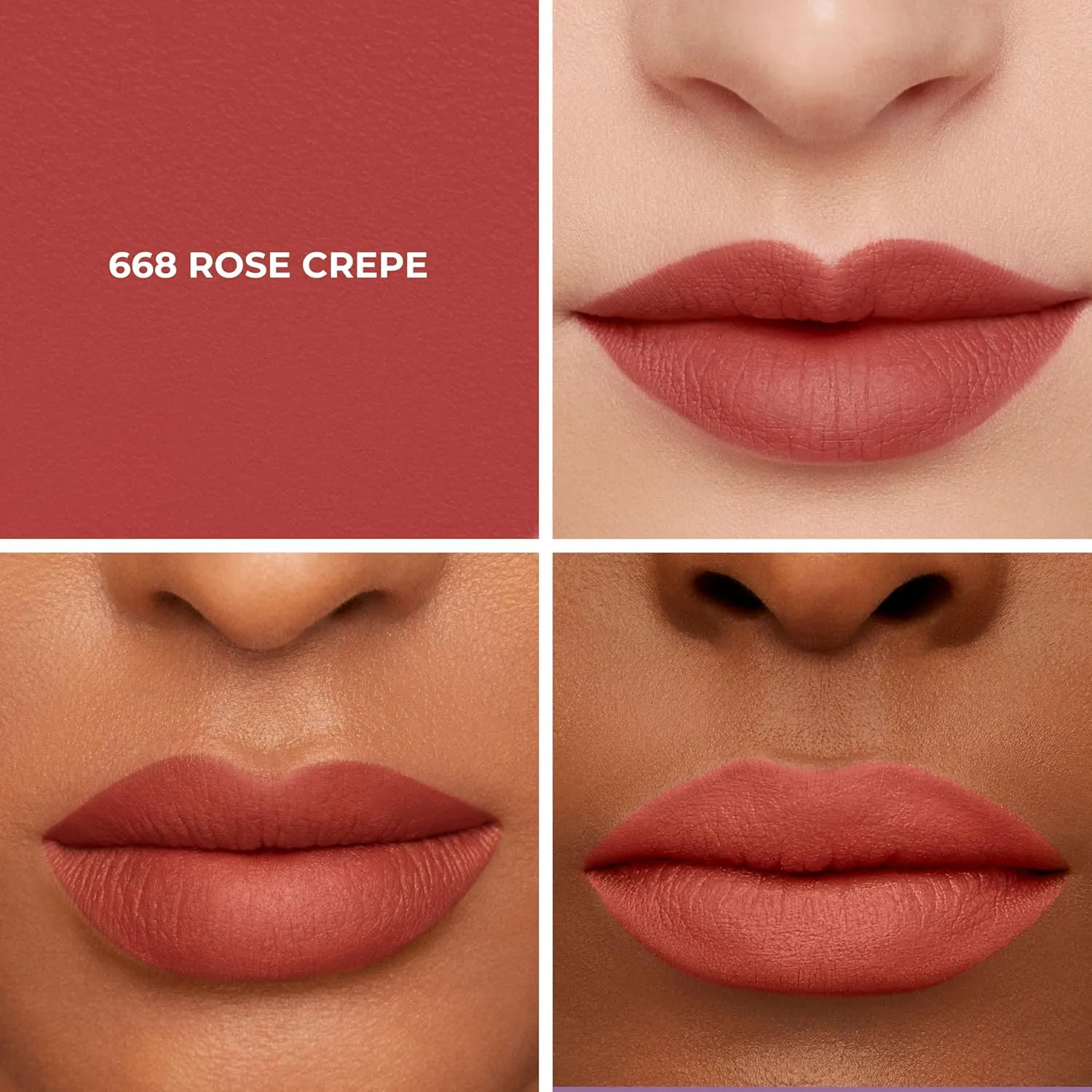 Laura Mercier Caviar Smoothing Matte Lipstick, 16HR Hydration, Long Lasting Wear, High Impact Color, Smudge- & Transfer-Proof, Hyaluronic Acid and Vitamin E Infused