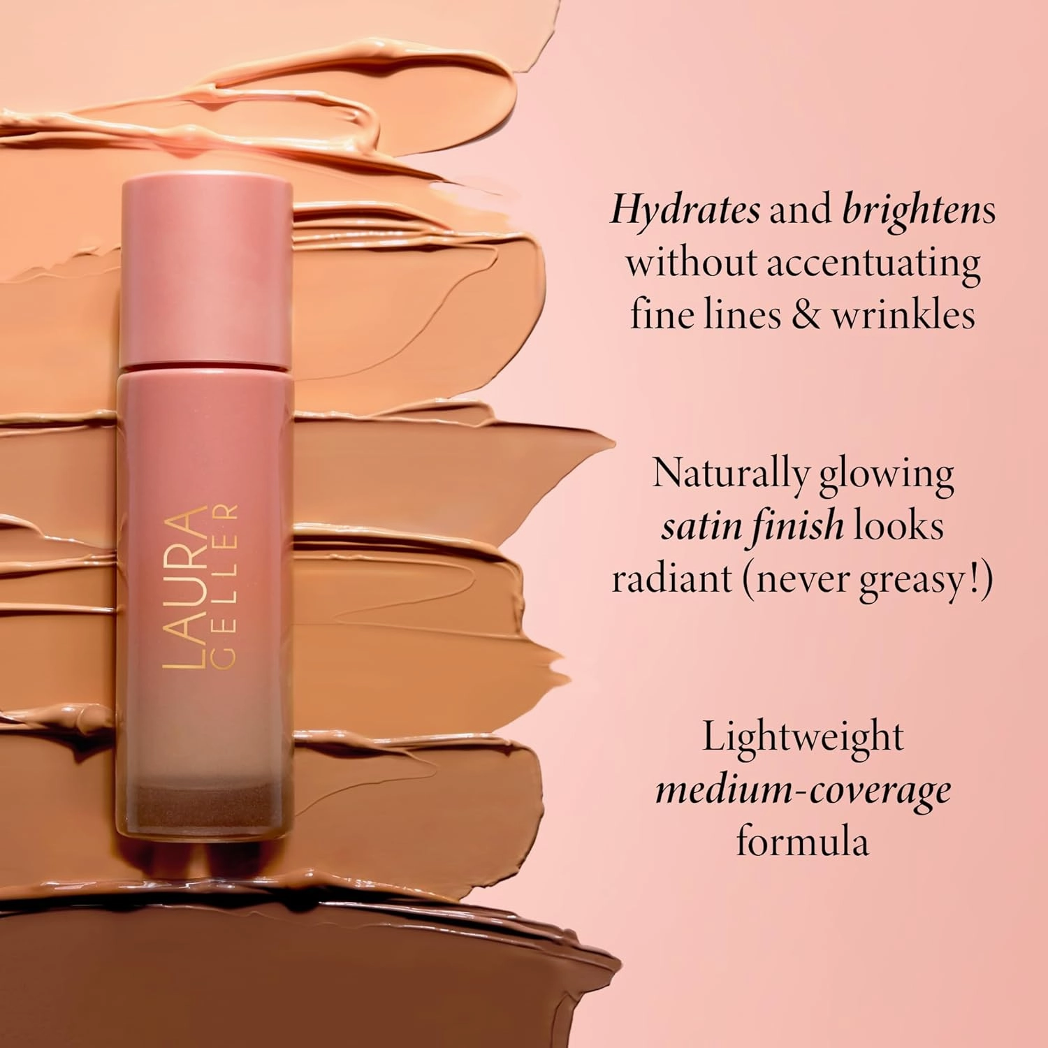 LAURA GELLER NEW YORK Balance-n-Glow Illuminating Liquid Foundation, Light