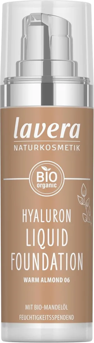 LAVERA Warm Almond Hyaluron Liquid Foundation, 30 ML