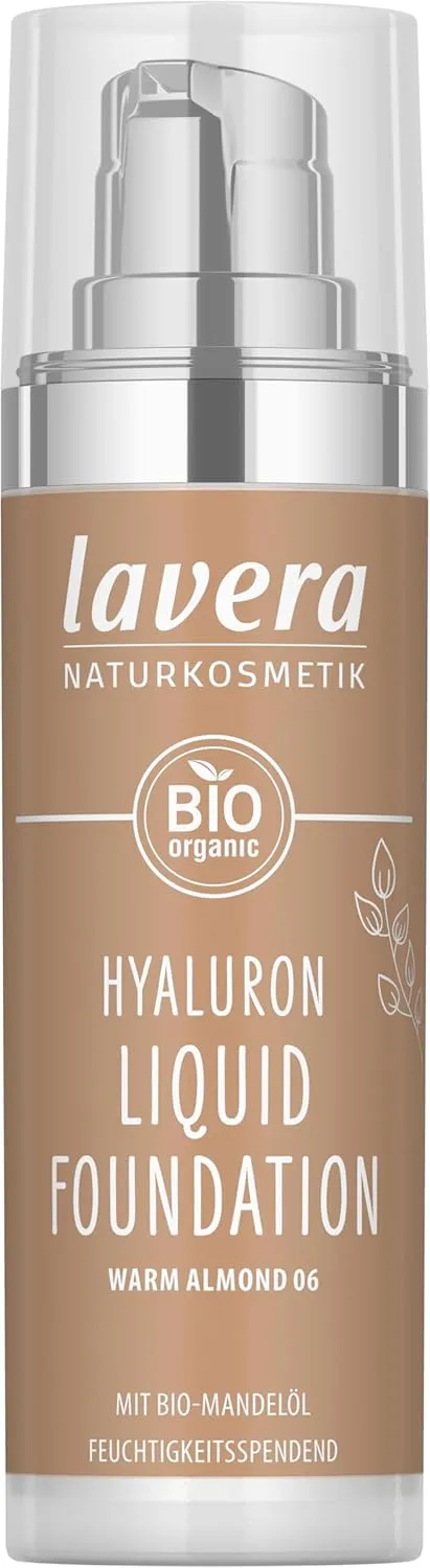 LAVERA Warm Almond Hyaluron Liquid Foundation, 30 ML