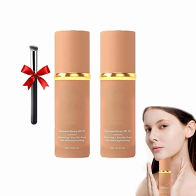 Legacare Foundation, Rose France 4 in 1 Color Changing Foundation, Color Adapting Foundations, Full Coverage Concealer, Hydrating Longwearing and Waterproof, For All Skin Type (2pcs)