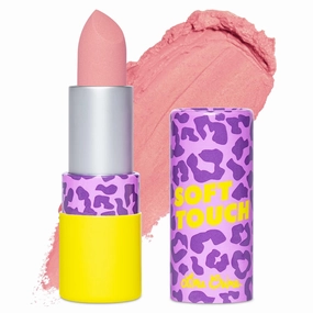Lime Crime Soft Touch Comfort Matte Lipstick, Flamingo (Neutral Medium Pink) - Flirty Retro Shades - Full-Coverage Long Lasting, Lip Lining & Soft Formula for All-Day Wear - Talc-Free & Paraben-Free