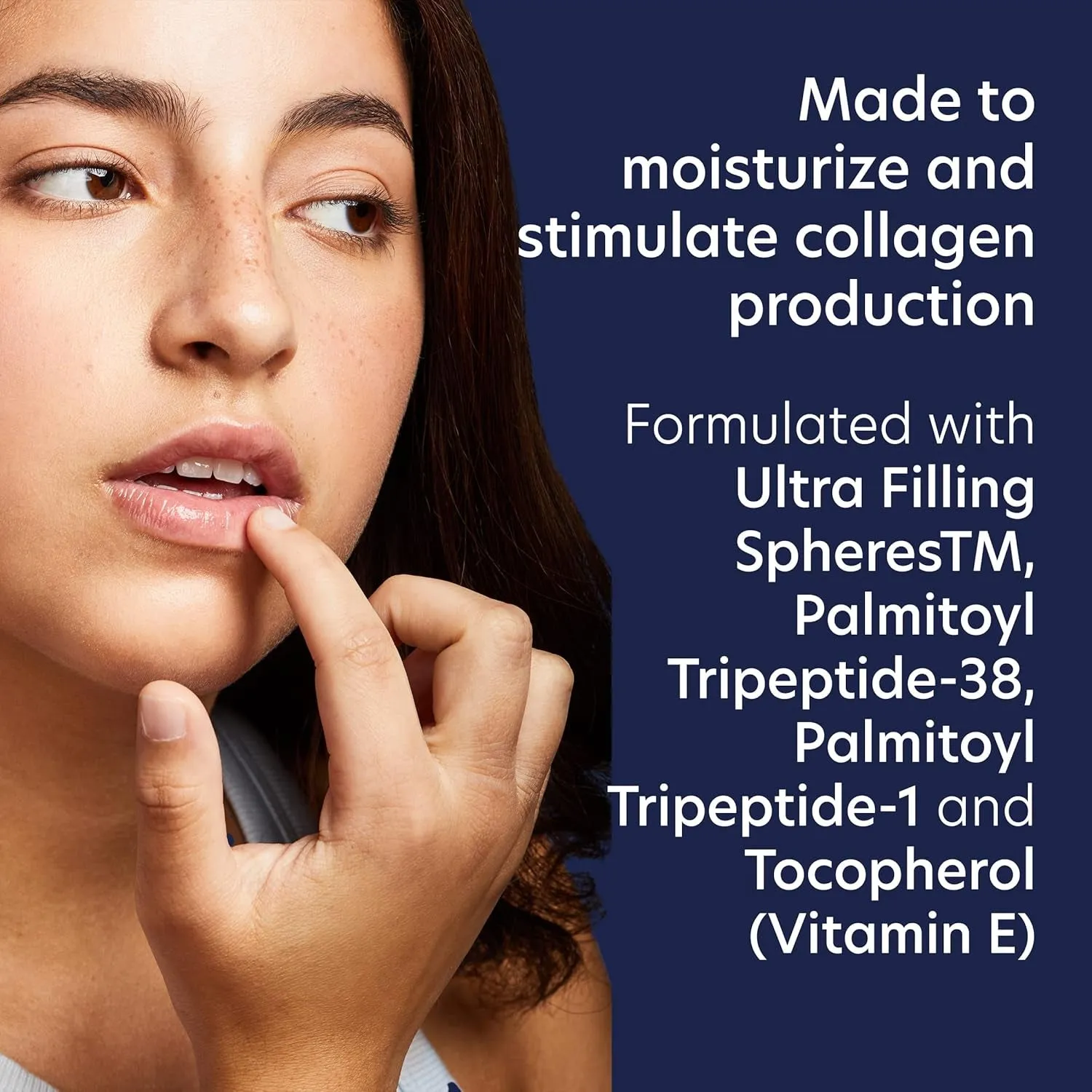 Lip Plumper Serum, Hyaluronic Acid Lip Booster for Plump Lips, Instantly Hydrates and Minimizes Fine Lines and Wrinkles, Helps Increase Lip Volume, Lip Moisturizer for Women, 0.24 Oz Tube