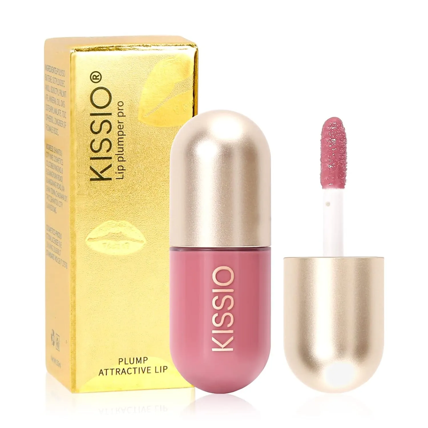 Lip Plumper,Natural Lip Plumper for Day Use,Lip Plumping Gloss Make Lips Fuller and Moisturizing 5.5Ml,Lip Mask,Hydrating & Reduce Fine Lines,Beautiful Fuller