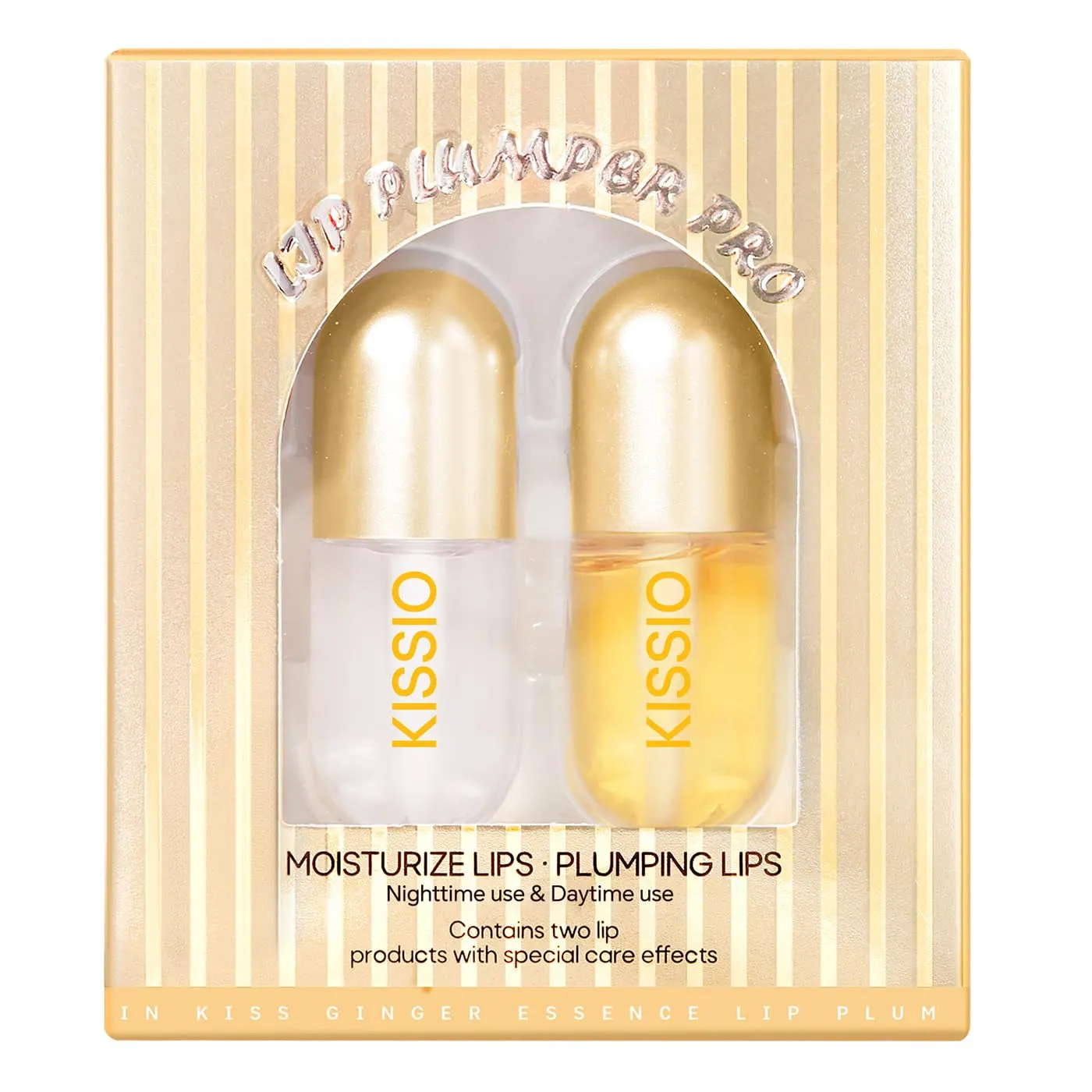 Lip Plumper,Natural Lip Plumper for Day Use,Lip Plumping Gloss Make Lips Fuller and Moisturizing 5.5Ml,Lip Mask,Hydrating & Reduce Fine Lines,Beautiful Fuller