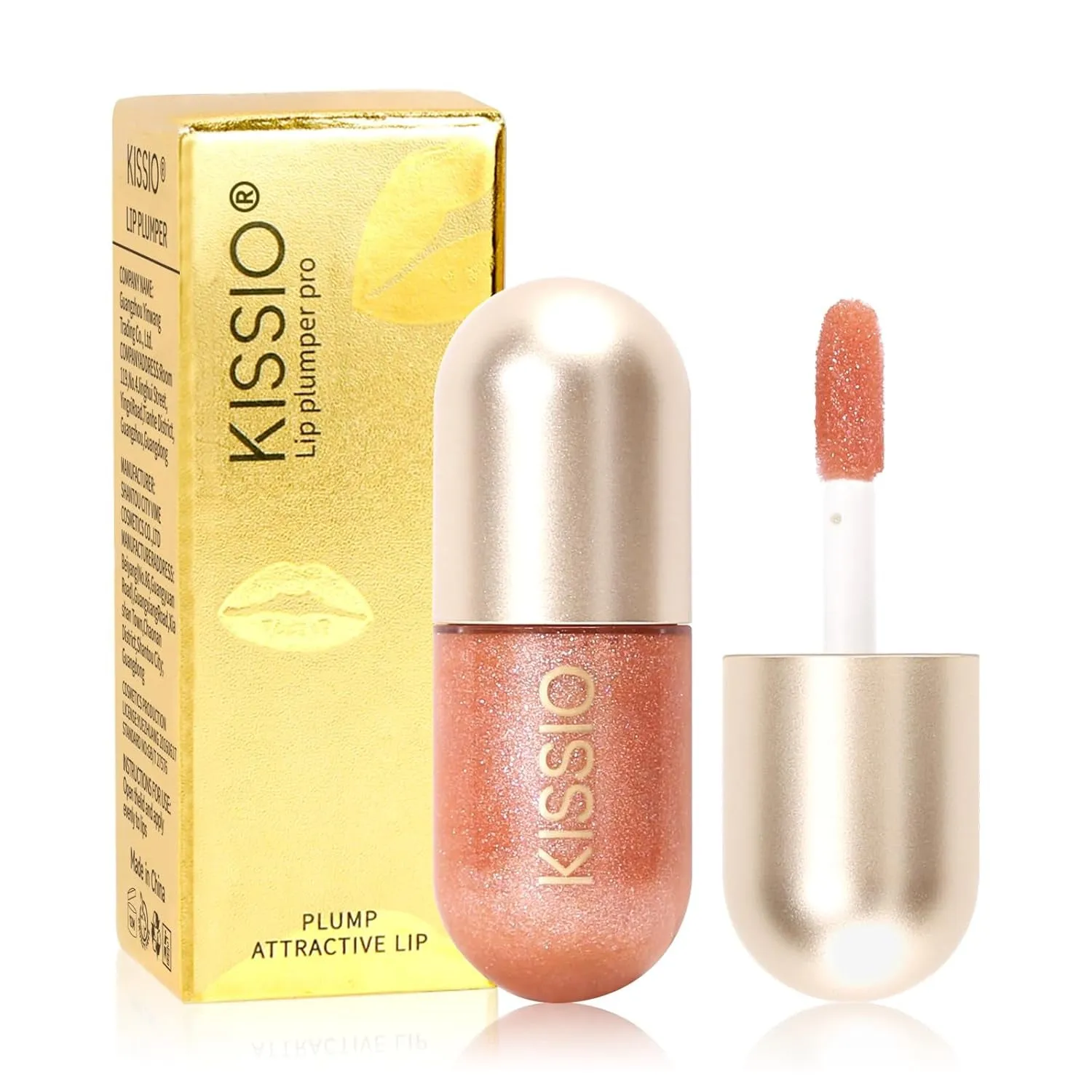 Lip Plumper,Natural Lip Plumper for Day Use,Lip Plumping Gloss Make Lips Fuller and Moisturizing 5.5Ml,Lip Mask,Hydrating & Reduce Fine Lines,Beautiful Fuller