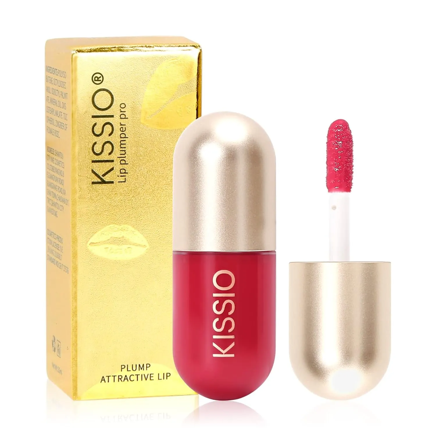 Lip Plumper,Natural Lip Plumper for Day Use,Lip Plumping Gloss Make Lips Fuller and Moisturizing 5.5Ml,Lip Mask,Hydrating & Reduce Fine Lines,Beautiful Fuller
