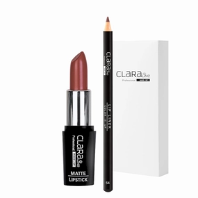 Lip Kit, Matte Lipstick & Lip Liner (Hot Coco)