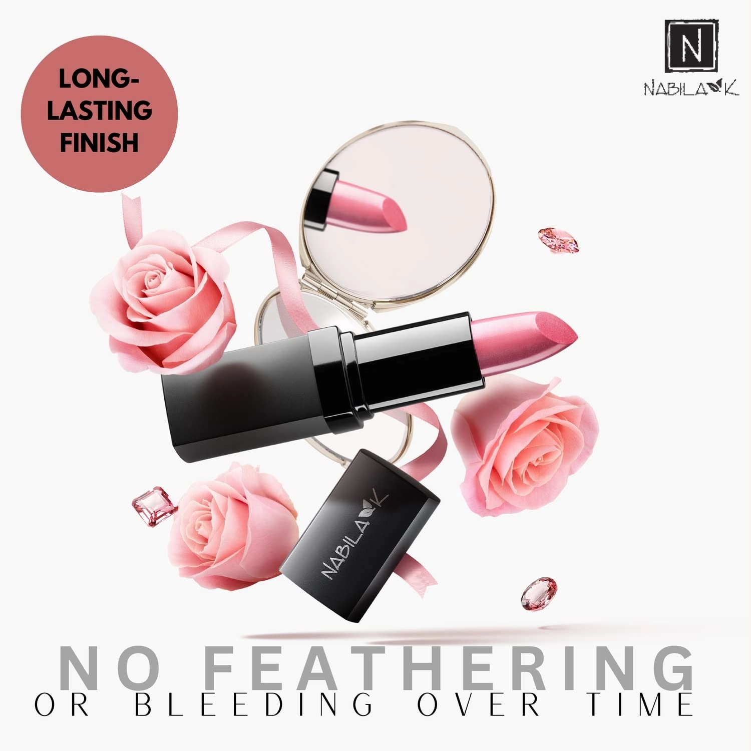 Lipstick - Long Lasting with Glossy Finish - Hydrates & Seals in Moisture - Cruelty-Free Lip Color for Perfect Pout - 0.14 oz - Bella