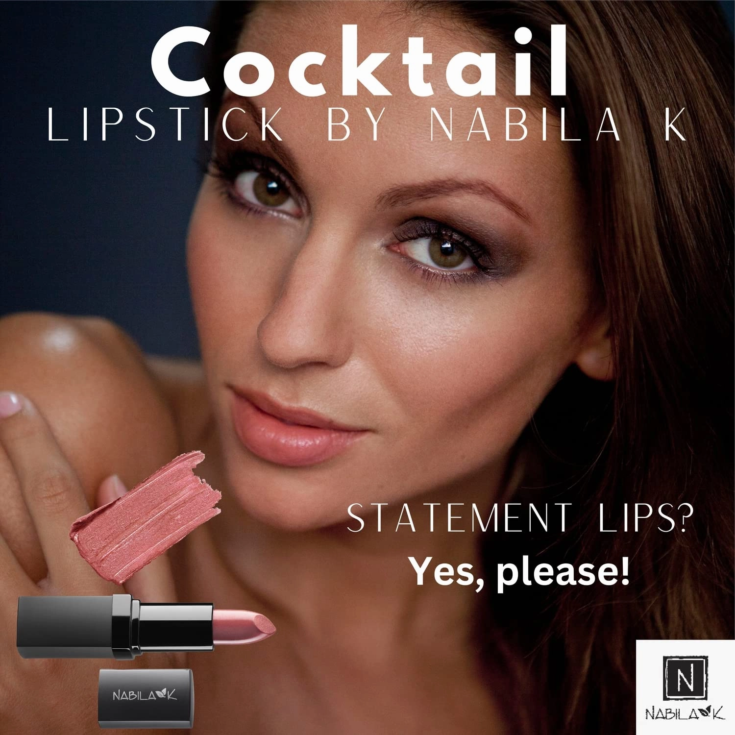 Lipstick - Long Lasting with Glossy Finish - Hydrates & Seals in Moisture - Cruelty-Free Lip Color for Perfect Pout - 0.14 oz - Cocktail