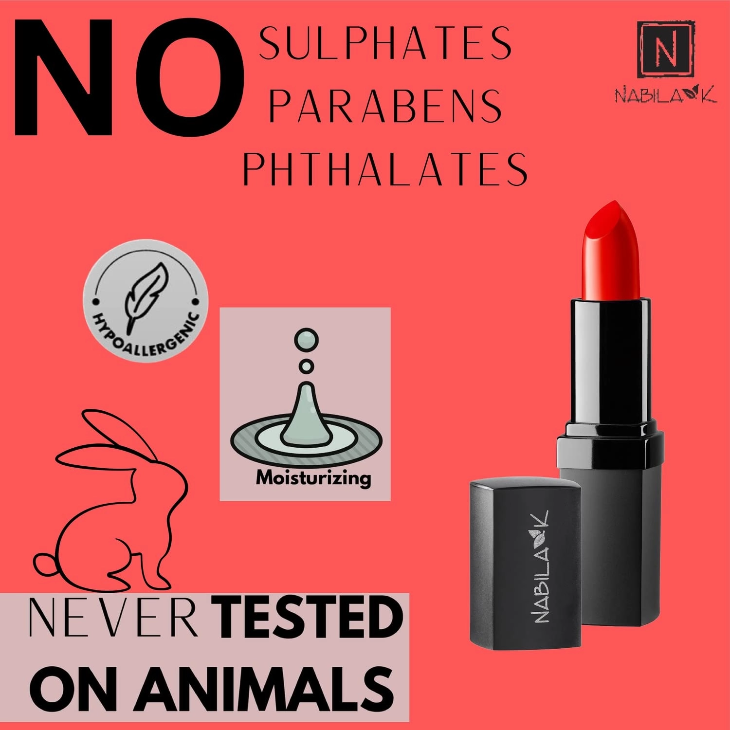Lipstick - Long Lasting with Glossy Finish - Hydrates & Seals in Moisture - Cruelty Free Lip Color for Perfect Pout (Glamour Puss)