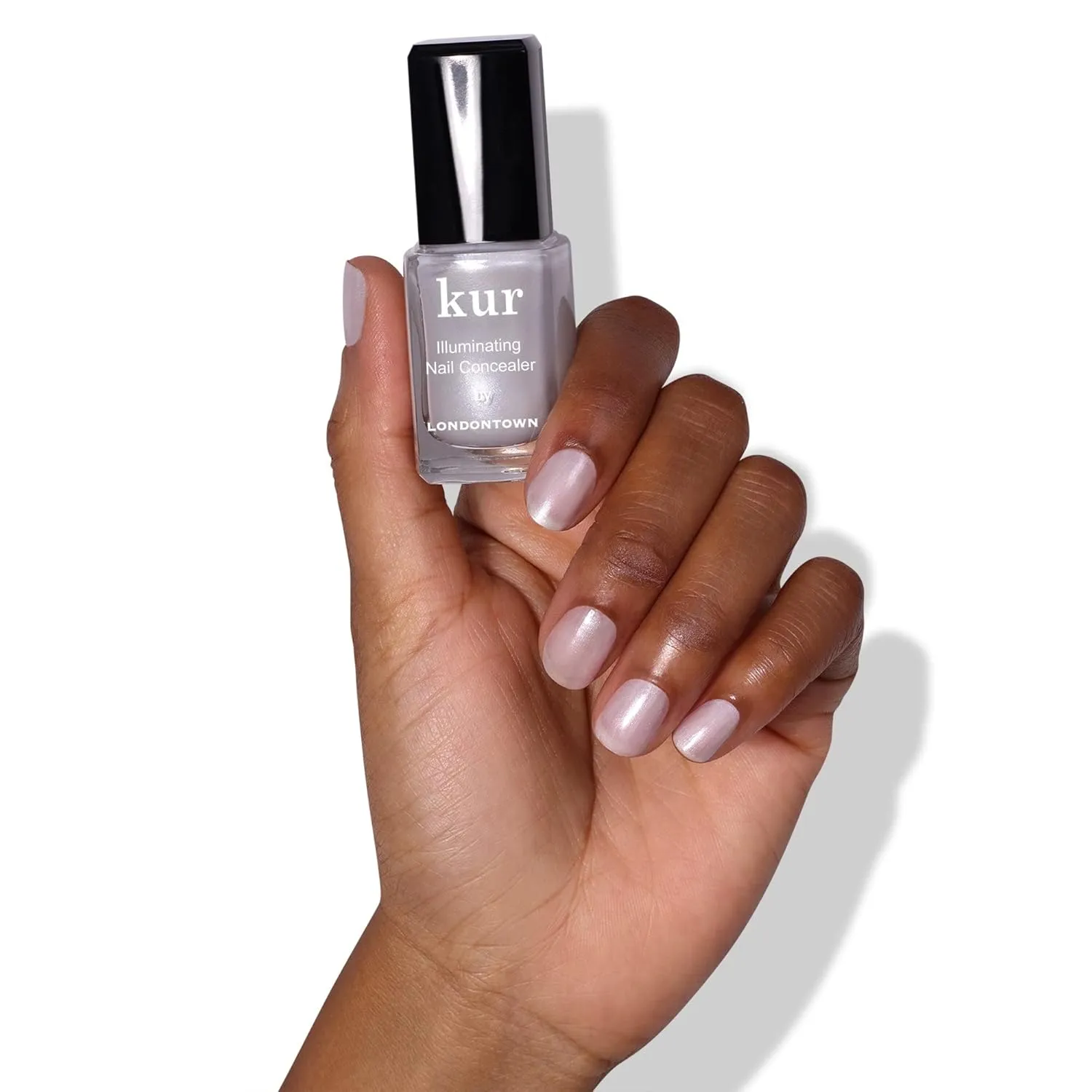 LONDONTOWN kur Illuminating Nail Concealer, Vegan, Cruelty Free, Gluten Free, Paraben Free Sheer Nail Polish Long Lasting Brightening Nail Care
