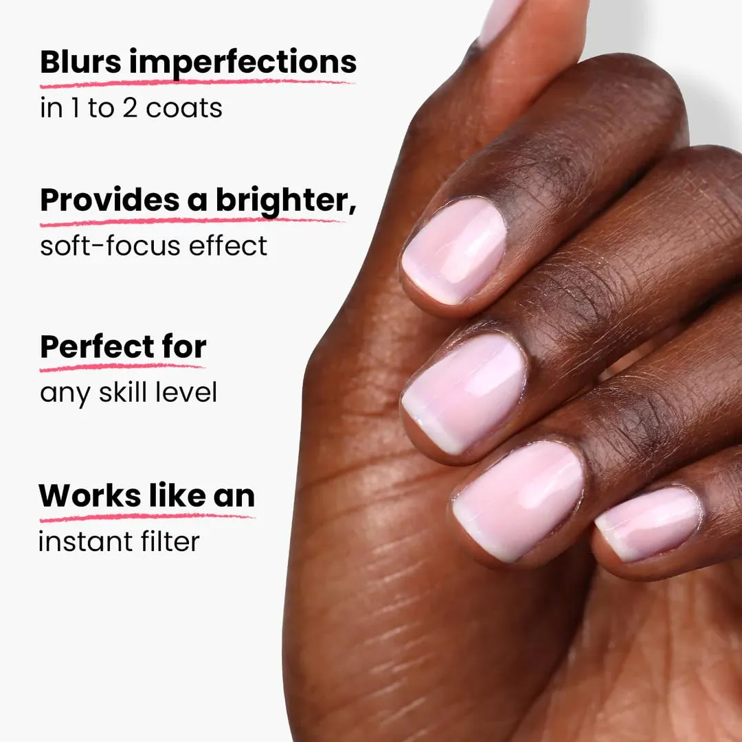 LONDONTOWN kur Illuminating Nail Concealer, Vegan, Cruelty Free, Gluten Free, Paraben Free Sheer Nail Polish Long Lasting Brightening Nail Care