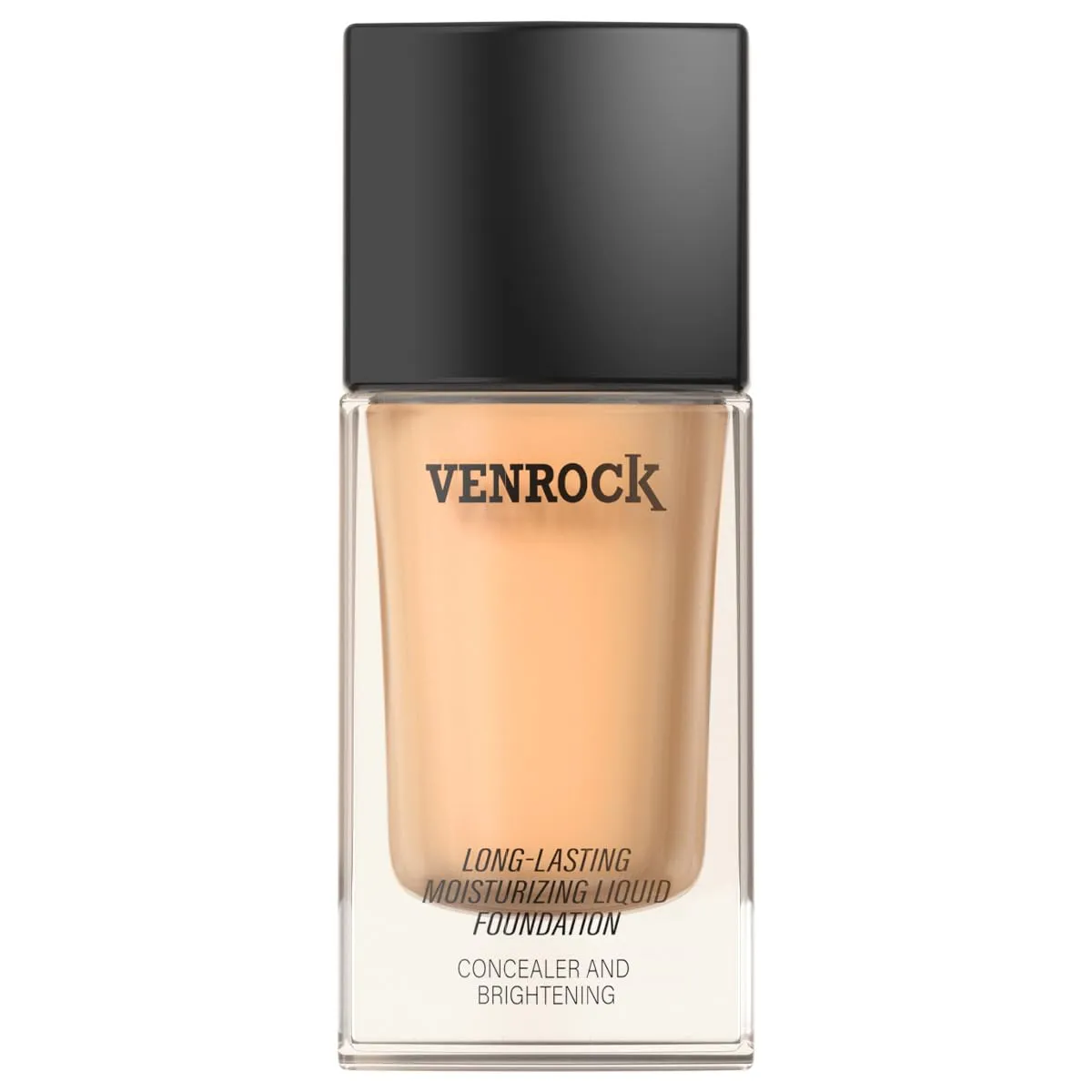 Long-Lasting Moisturizing Liquid Foundation, Waterproof, Concealer with Brightening Effect (02# Beige, 30ml)