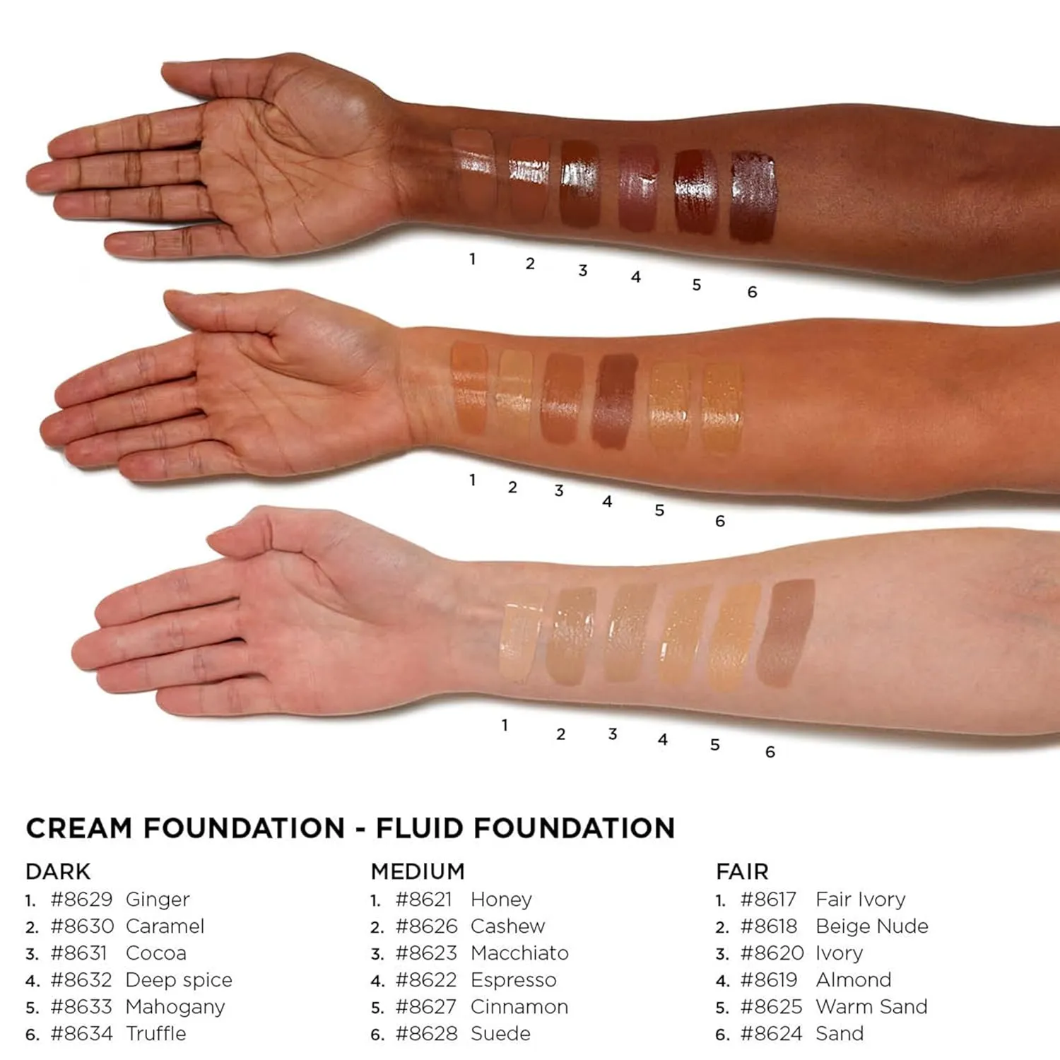 Lord & Berry CREAM FOUNDATION Fluid Foundation, Long Lasting Waterproof Coverage Foundation Enriched With Vitamin E and Argon Oil