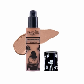 Love...Child Masaba Lights Camera Foundation- Almond Rom Com, 4K Matte Finish, Medium Coverage For All Skin Types, 30G