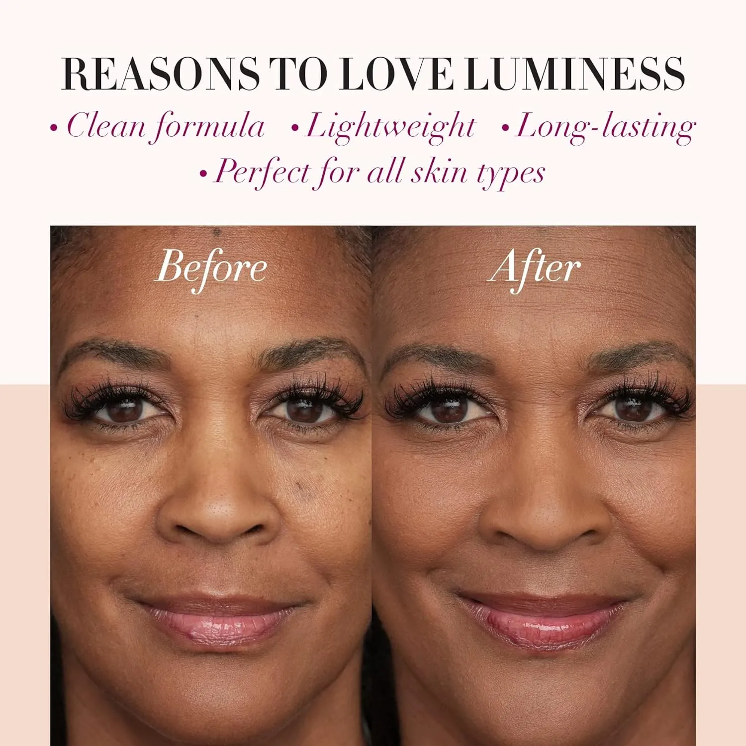 LUMINESS Silk Airbrush Spray Foundation - Full Coverage Foundation - Formula Hydrates & Moisturizes with Hyaluronic Acid, Aloe Vera & Hydrolyzed Silk (Shade - Light Rich)