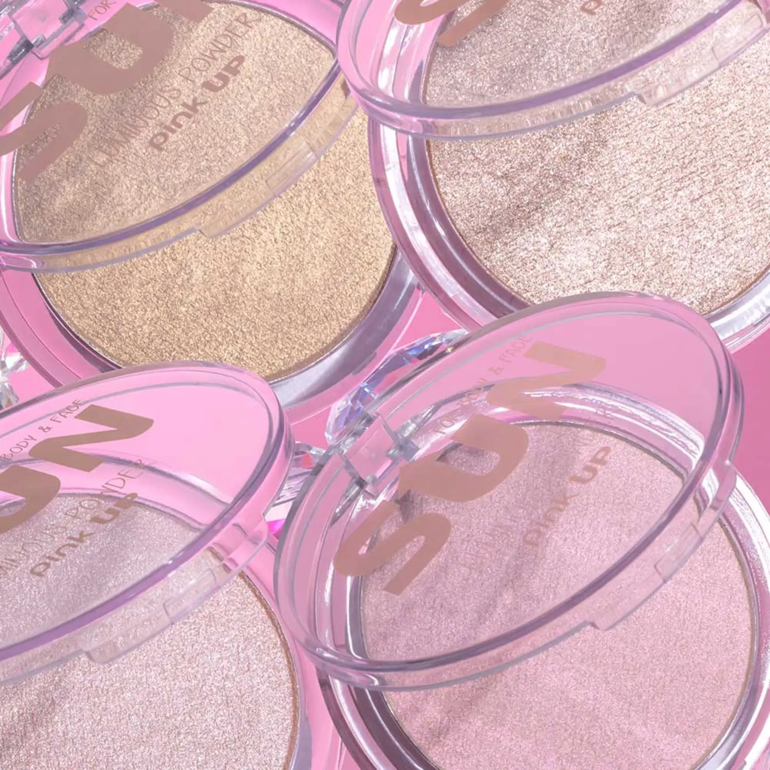 Luminous Powder| Highlighter Make Up| HighLight | Powder Illuminator| Provides luminosity to the face| High pigmentation| Luminous finish| Model PKIP07