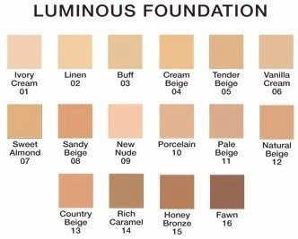 Luminous Liquid Foundation - Ultra Moisturizing Natural Lightweight Full Coverage - Cream Beige
