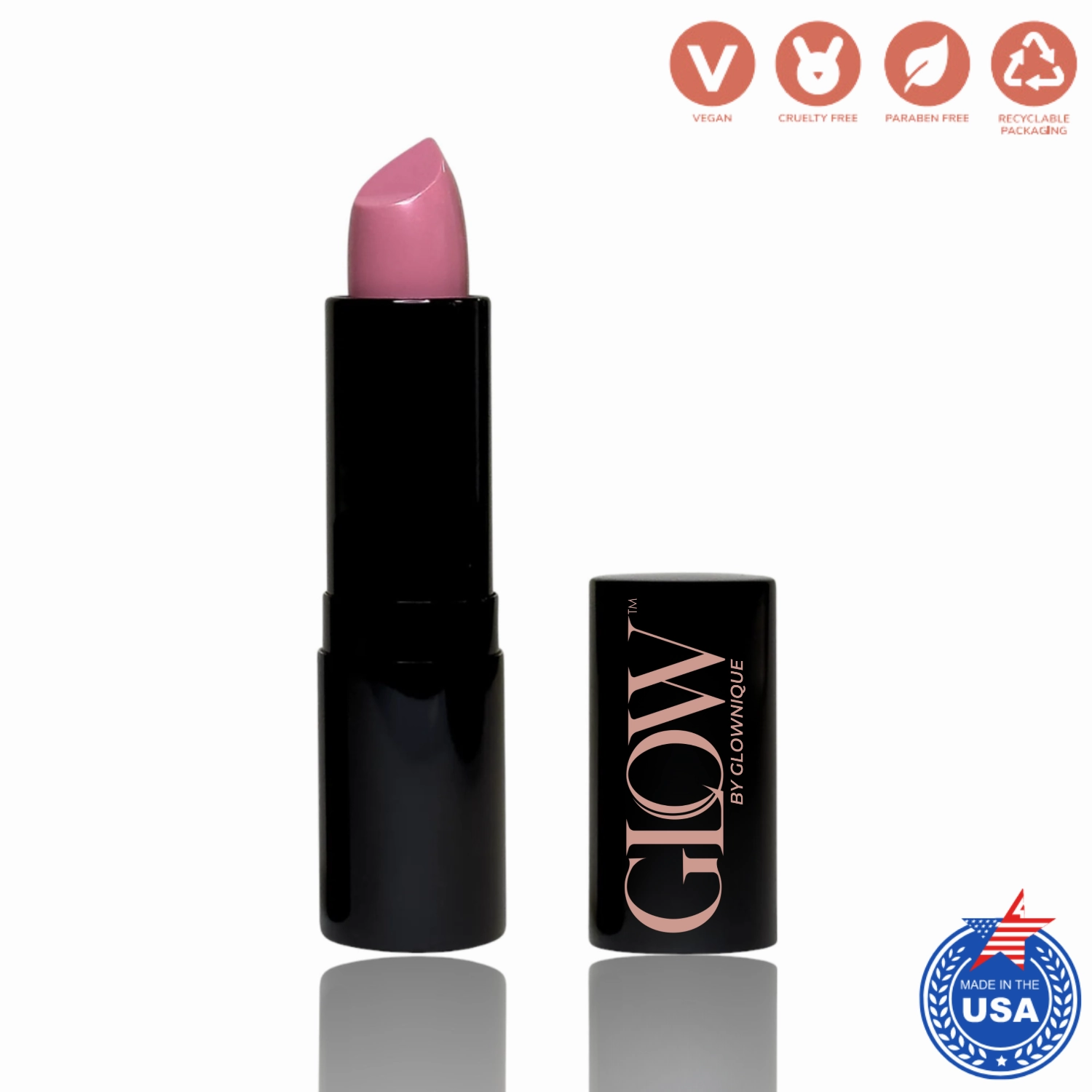 Luxury Cream Lipstick - Precious Pink (3.4g) | GLOWNIQUE