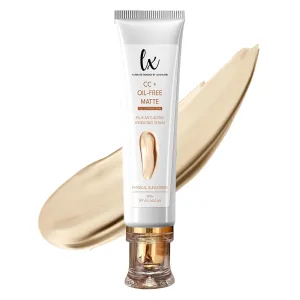 Lx Blend CC  Cream | Oil-Free Matte Foundation with SPF 40 | Full Coverage, Anti-Aging, Long-Wear Hydrating Makeup for Oily Skin | Fragrance-Free, Shine Control, 1.08 FL OZ