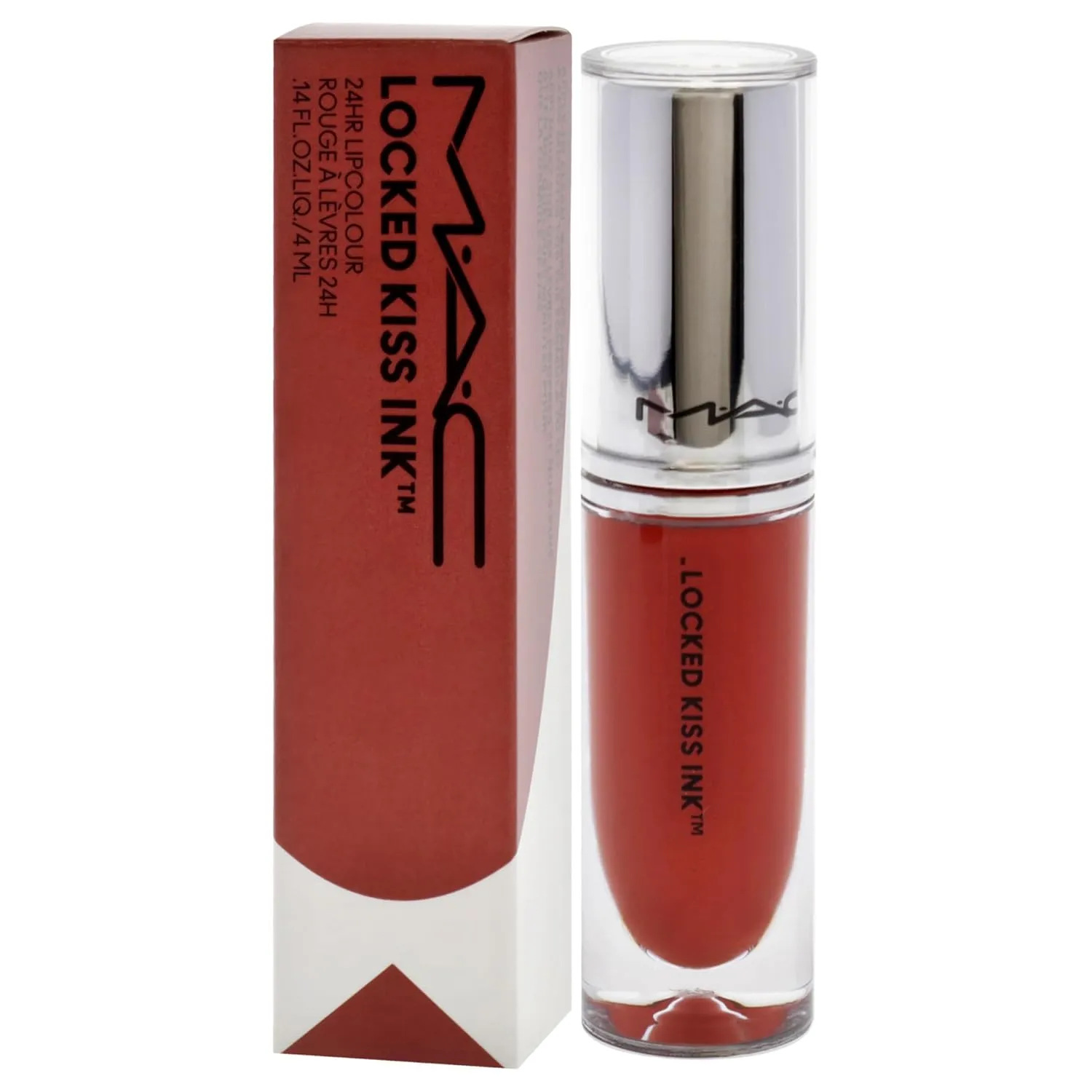 MAC Locked Kiss Ink Lipcolor - Extra Chili for Women - 0.14 oz Lipstick