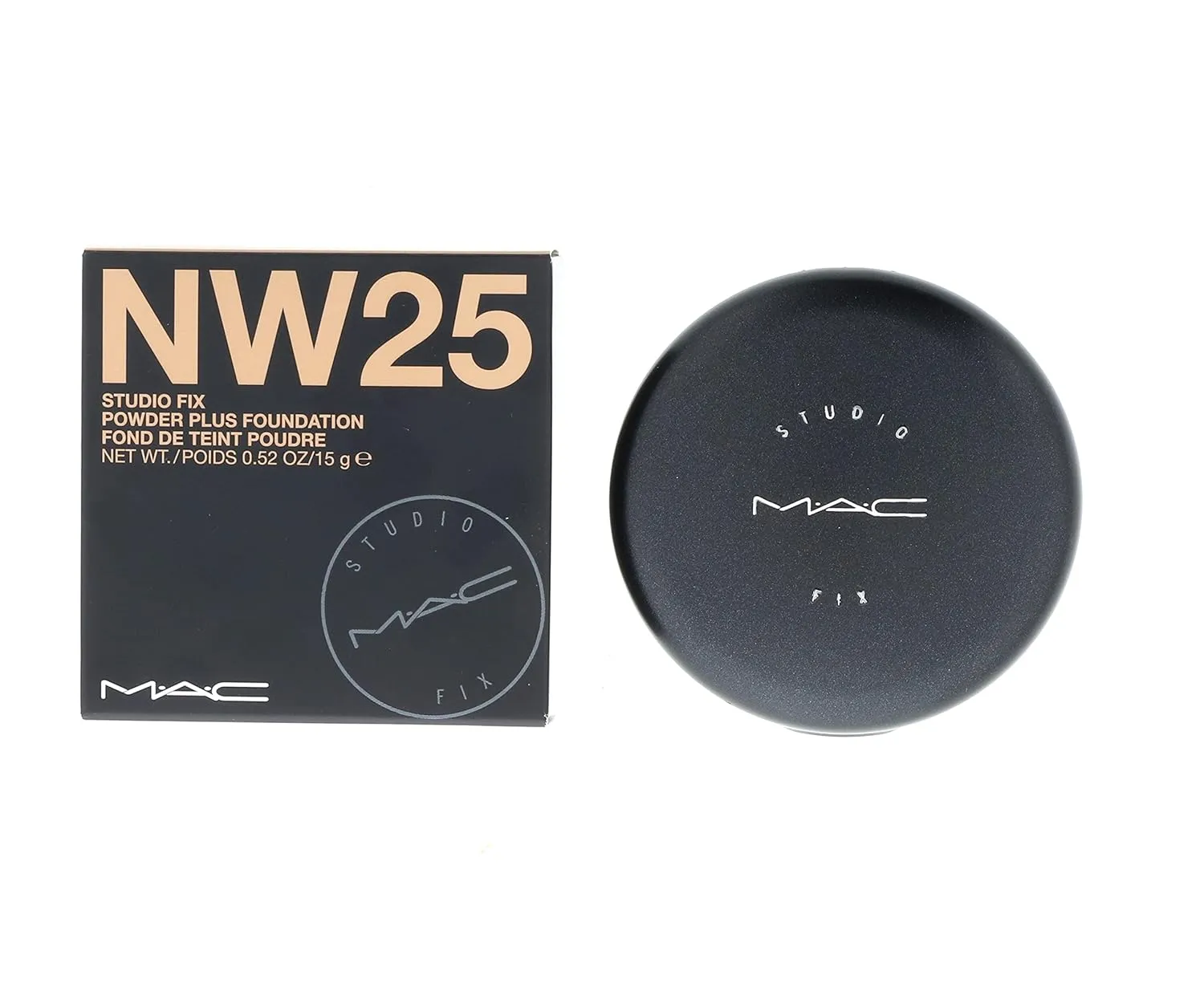 MAC Studio Fix Powder Plus Long-wearing Foundation - One-step Application of Foundation and Powder (NW25)