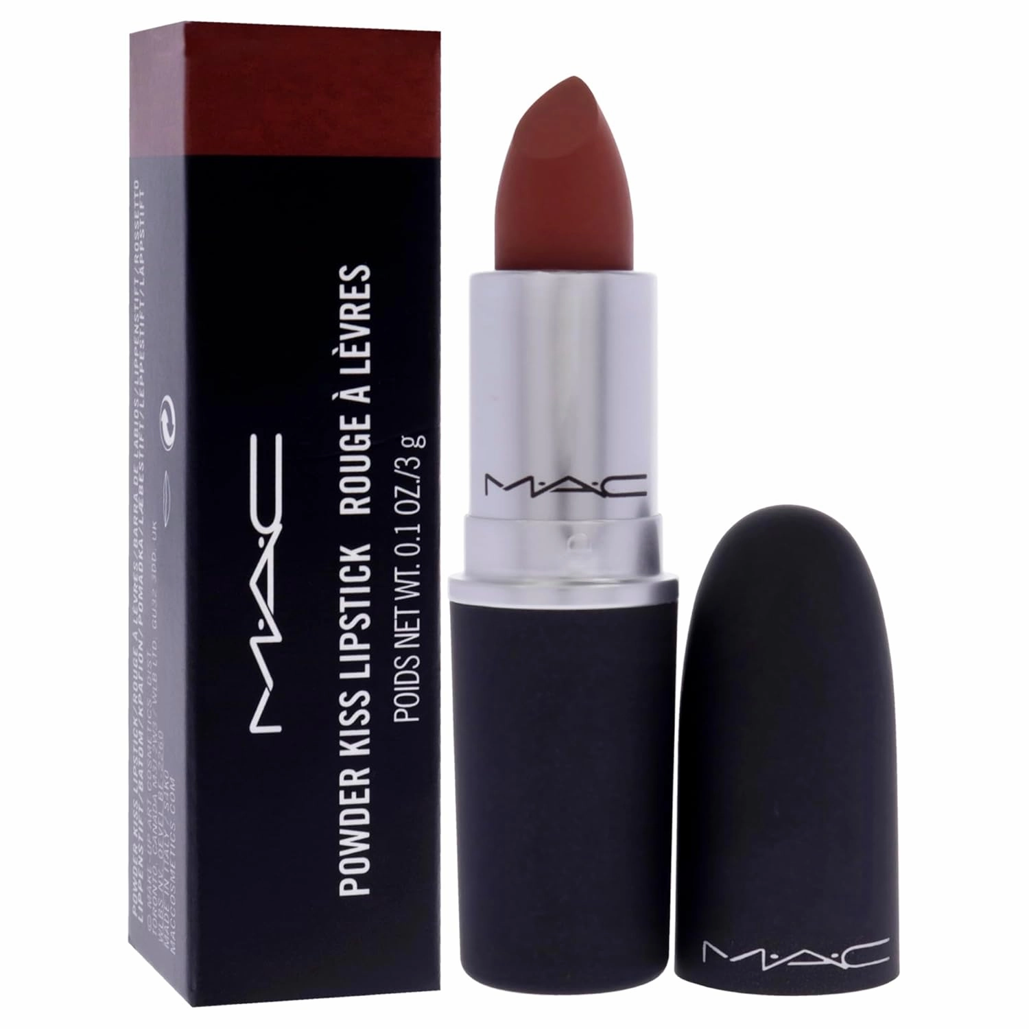MAC Powder Kiss Lipstick - Marrakesh for Women - 0.1 oz Lipstick