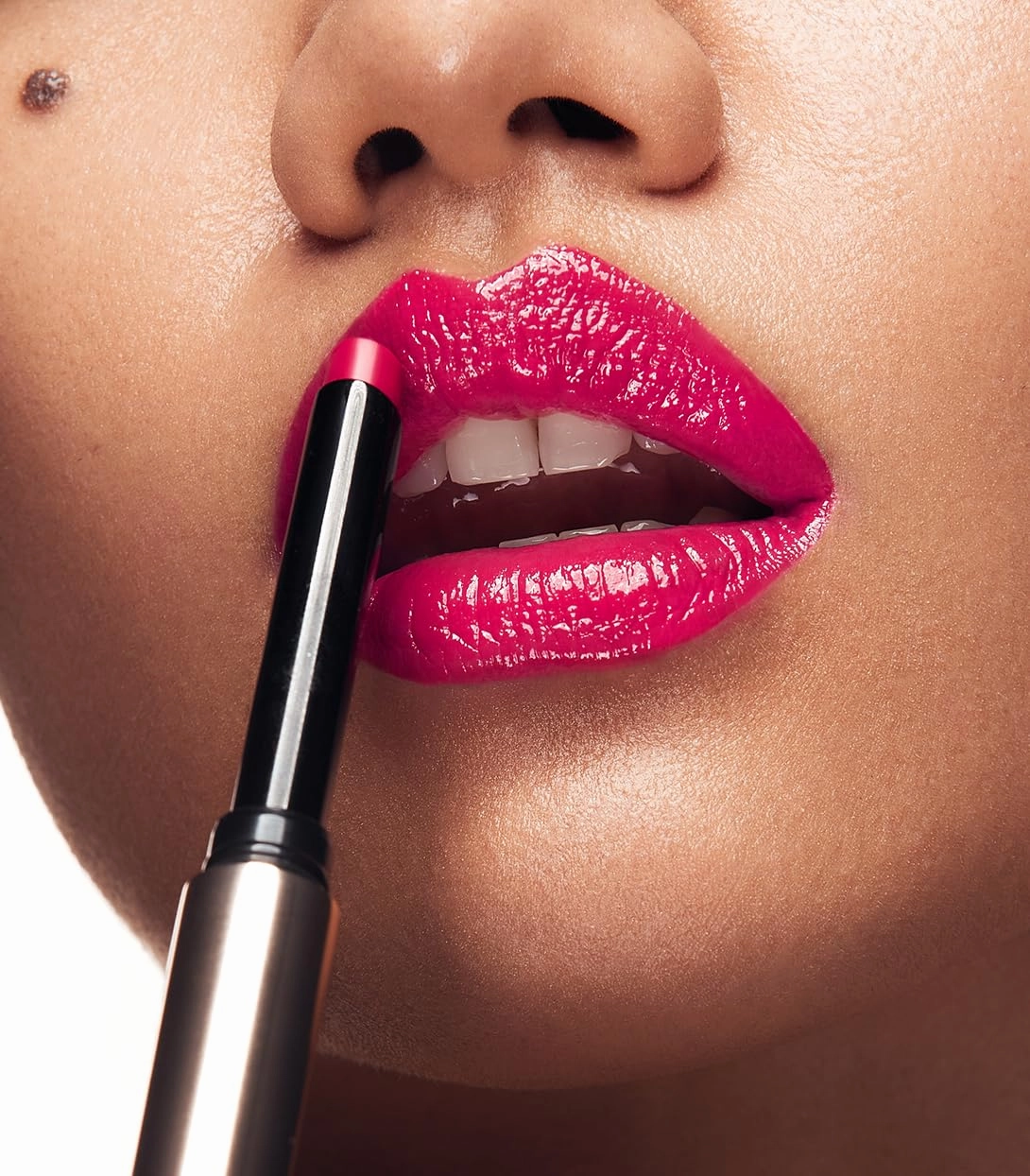 MAKE Beauty Cream Supreme Long-Lasting Lipstick. High Impact Hydrating Lip Color with Emollient Moisturizing Formula. Creamy Semi-Glossy Lipstick - Shade, Fever Pitch
