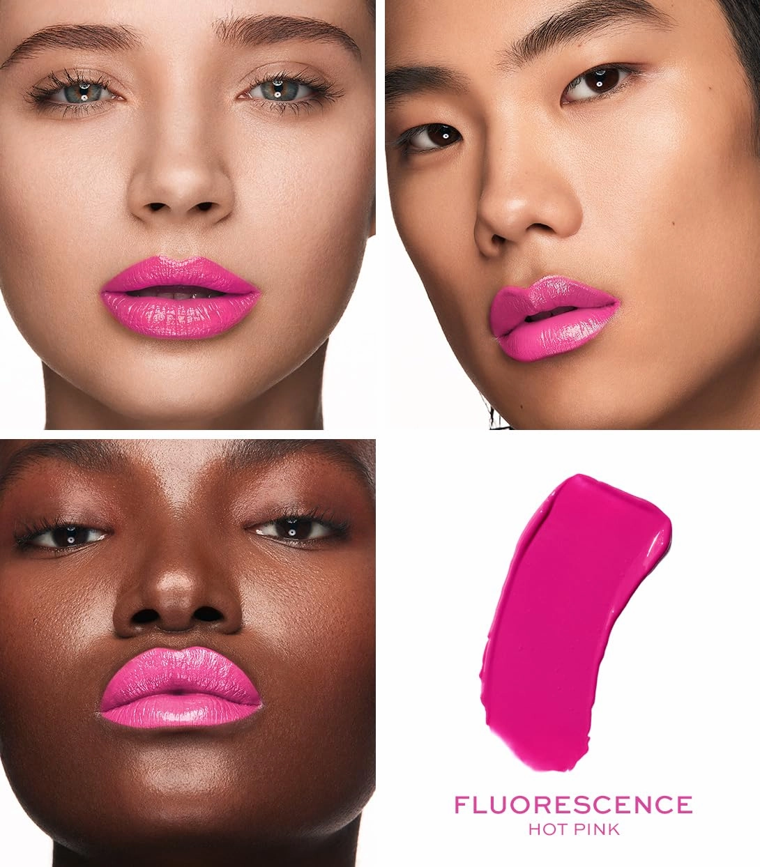 MAKE Beauty Cream Supreme Long-Lasting Lipstick. High Impact Hydrating Lip Color with Emollient Moisturizing Formula. Creamy Semi-Glossy Lipstick - Shade, Fluorescence