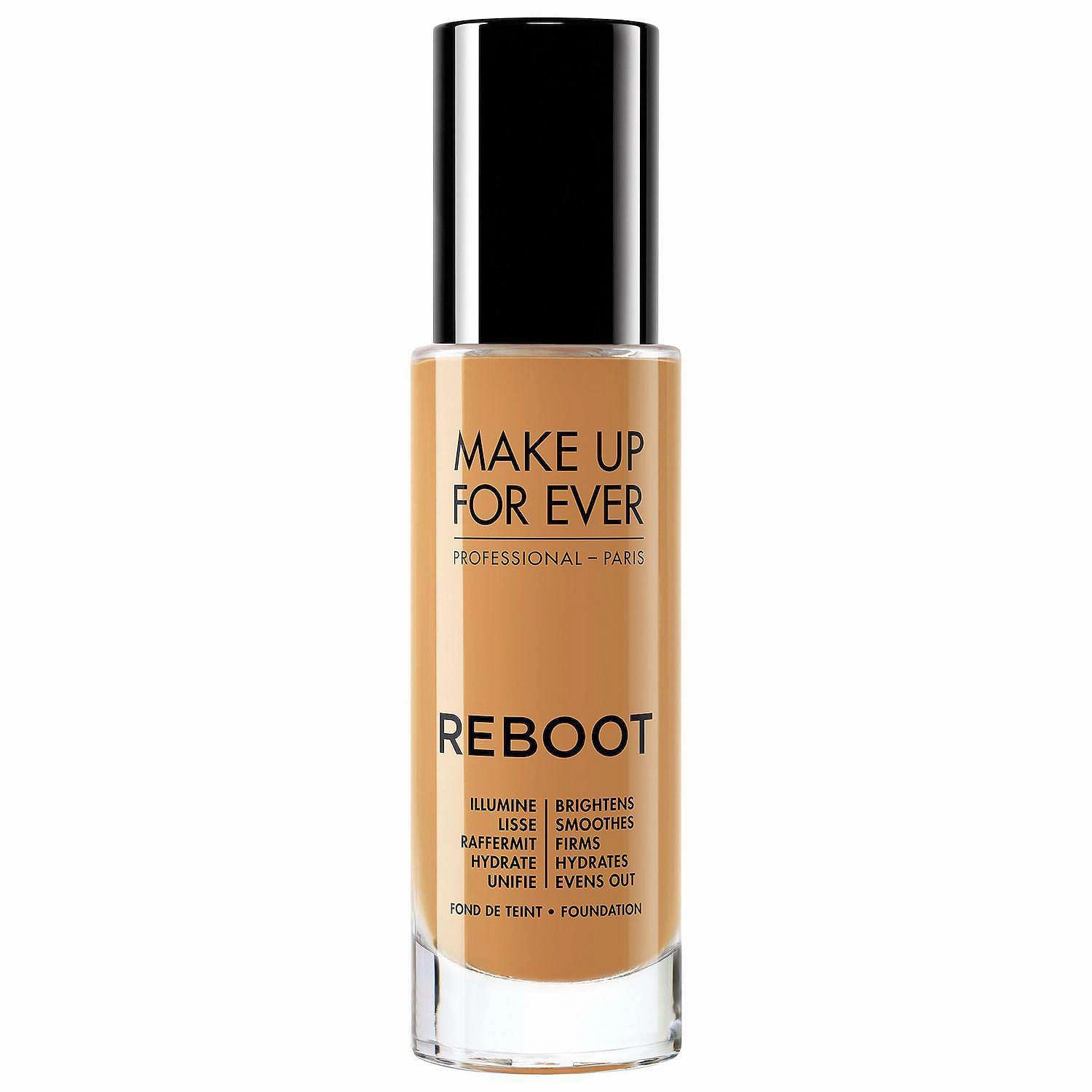 MAKE UP FOR EVER – REBOOT ACTIVE CARE REVITALIZING FOUNDATION Y434 Golden Caramel 30 ml-1.01 Fl Oz