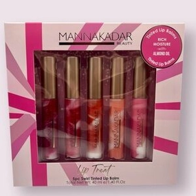 Manna kadar beauty lip treat 5pc swirl tinted lip balm